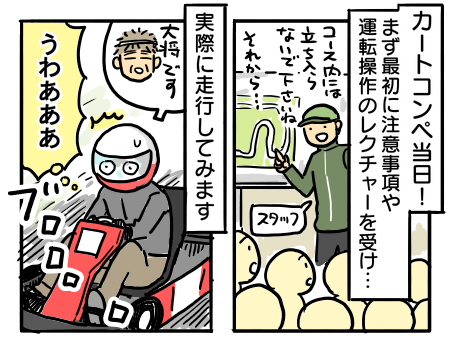 チーム対抗戦！本格カートコンペ～飲食店編～